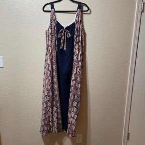 Cute summer dress Mystree maxi dress new without tags  multi color